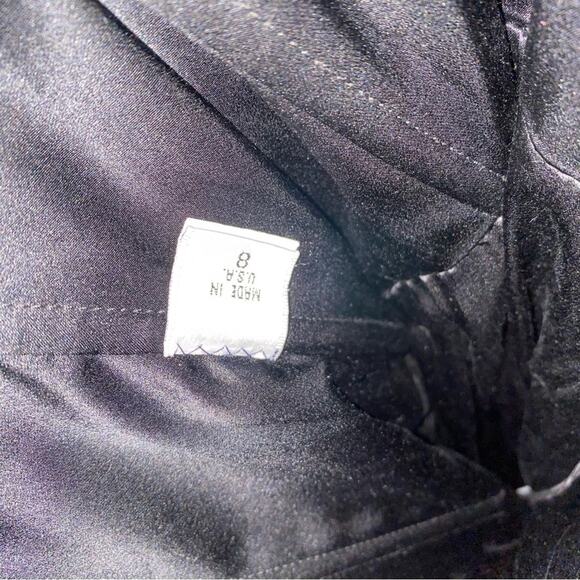 NWT Monique Lhuillier Collection Navy Blue Sequin Strapless Mini Dress 4 - Picture 6 of 12